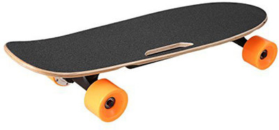 

Darling Toys Electric Four Wheel Remote Control Skateboard Single Drive Electric Small Fish Plate 19 inch x 68 inch Skateboard(Black, Pack of 1), Black;orange