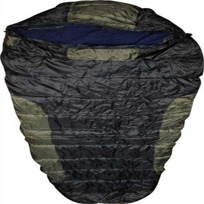 

ZVR SLEEPING Bag With Woolen Inner And Cap Sleeping Bag(Multicolor, Black