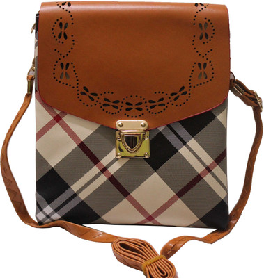 

10thplanetsales Girls Casual Multicolor Rexine Sling Bag