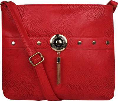

AARAV FASHION Women Casual Maroon PU Sling Bag