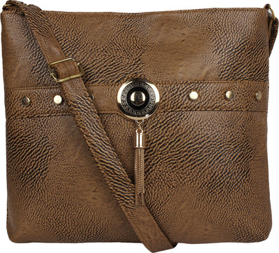 

AARAV FASHION Women Formal Brown PU Sling Bag