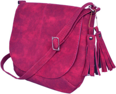 

aatoot Girls Casual Red PU Sling Bag