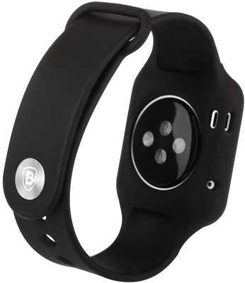 

Baseus YDBSFCP42BLK Fresh Color Plus Series Soft TPU Watchband Protective Case Smart Watch Strap(Black)