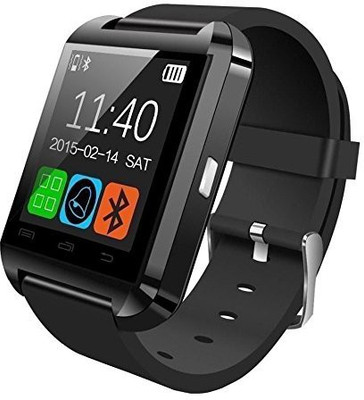 

Oximus Bluetooth U8 Smart Watch For IPhone 4/5S/6 Samsung S4/Note 3 HTC Android /Ios Smart Phones Black Smartwatch (Black Strap Regular) Black Smartwatch(Black Strap Regular)