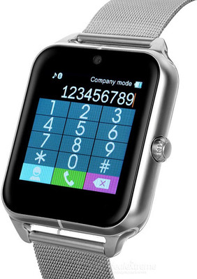 

ESTAR Presenting Bluetooth Smartwatch with Sim- Card Support Compatible with Xiaomi Mi Max Silver Smartwatch(Silver Strap Free Size)