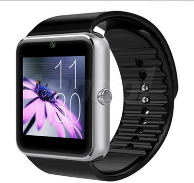 

MOBILE LINK Aqua Mobile Phones Compatible silver Smartwatch(Silver Strap Regular)