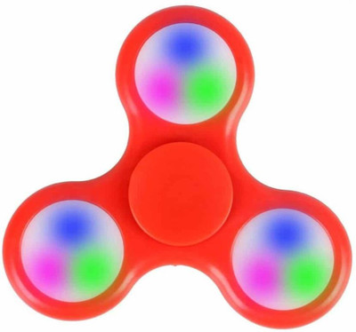 

Shockyfi LED Light Fidget Hand Tri-Spinner(Red)