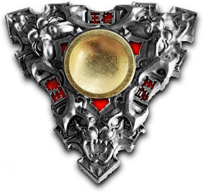 

Smart Fidget Tri Dragon New Triangle Metal Hand Spinner Fidget Stress Reducer Anti Anxiety for Children / Adults(Multicolor)