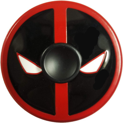 

Smart Fidget Deadpool Face New Metal Hand Spinner Fidget Stress Reducer Anti Anxiety for Children / Adults(Red, Black)