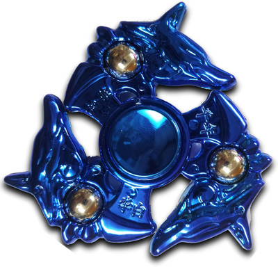 

Smart Fidget Blue Tri Dragon Super Cool Hand Spinner Fidget Stress Reducer Anti Anxiety for Children / Adults(Blue)