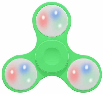 

SHOPSTAR LED Light Fidget Hand Spinner Toy with In-Built Rechargeable Battery (Multicolor) OUYF4584(Multicolor)