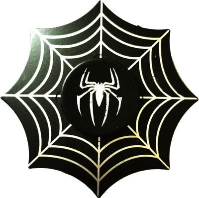 

Smart Fidget Spiderman Venom Web Metal Hand Spinner Fidget Stress Reducer Anti Anxiety for Children / Adults(Black)