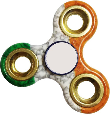 

Smart Fidget Independence Day Special Round Tri colour Fidget Hand Spinner Stress Reducer Anti Anxiety for Children / Adults(Multicolor)
