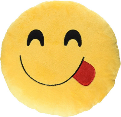 

Maa Khwab Stuffed Soft Smiley Cushion For Kids Yellow Colour - 26 mm(Yellow, Red), Red;yellow