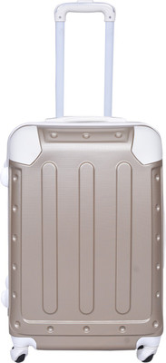 

PRAGEE EXCLUSIVE STYLISH  INCH CHECK IN LUGGAGE TROLLEY BAG ( HARD SHELL) Check-in Luggage -  inch(Beige