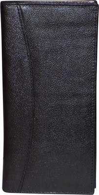 

Style 98 Men Black Genuine Leather Wrist Wallet(16 Card Slots)