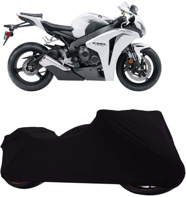 

Vsquare Two Wheeler Cover for Universal For Bike(CBR 1000RR, Black)