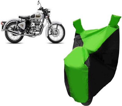 Auto Age Two Wheeler Cover for Royal Enfield(Classic 500, Multicolor)