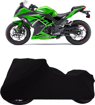 

Vsquare Two Wheeler Cover for Universal For Bike(Ninja 300, Black)