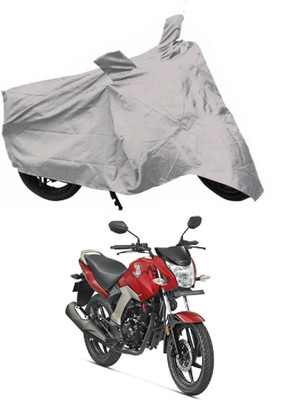 

autoright Two Wheeler Cover for Honda(CB Unicorn, Silver)