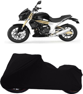 VSQUaRe Two Wheeler Cover for Universal For Bike(Mojo, Black)