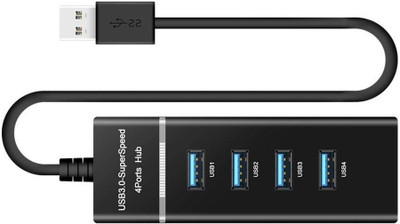 

BB4 High Speed 5GBPS 4 Port 3.0 USB Hub(Black)