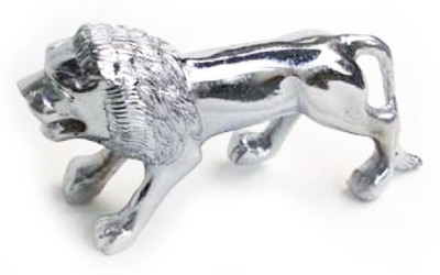 

Almos Motorcycle Front Mudguard Lion Silver Royal Enfield Emblem