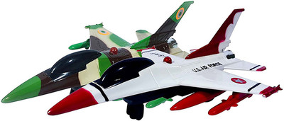 

Bonkerz F16 Fire Fighter Air Force Jet Set of 2(Multicolor)