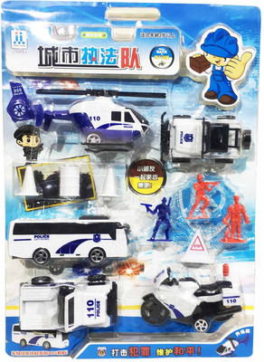 

Jack Royal Police Kit - Collective Cop Vehicles toys(Multicolor)
