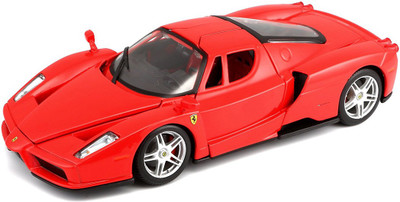

Bburago FFerrari Race and Play Enzo, Diecast Model Car , Scale 1:24, Color -(Red)