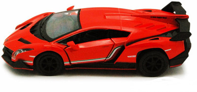 

Skywalk Kinsmart Lamborghin Veneno,Pull Back Action, Toy Car Model for Kids( Orange)(Black)