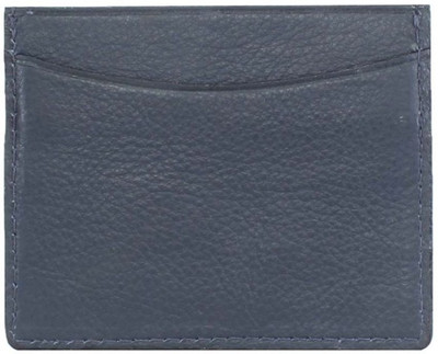 

Brune Men Blue Genuine Leather Card Holder(5 Card Slots)