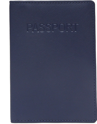 

Blu Whale Men Blue Genuine Leather Document Holder(4 Card Slots)