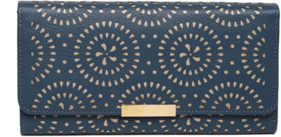 

Dressberry Women Blue Artificial Leather Wallet(10 Card Slots)