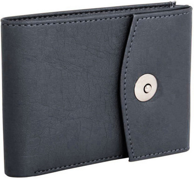

Havealook Men Black Artificial Leather Wallet(6 Card Slots)