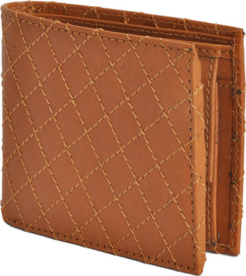 

CANVAS & AWL Men Brown Genuine Leather Wallet(6 Card Slots)