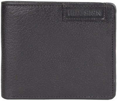 

Hidesign Men Black Genuine Leather Wallet(4 Card Slots)
