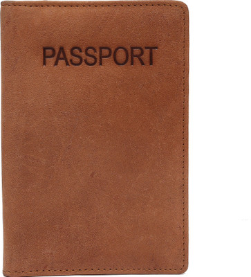 

Blu Whale Men Brown Genuine Leather Document Holder(4 Card Slots)