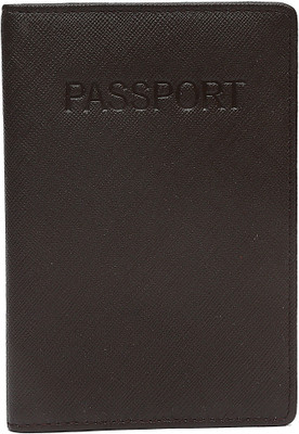 

Blu Whale Men Brown Genuine Leather Document Holder(4 Card Slots)