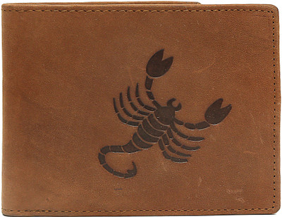 

Blu Whale Men Brown Genuine Leather Wallet(9 Card Slots)