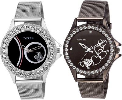 TOREK Stylish Designer Combo of Two latest model MKJDBC21 2231 Watch  - For Girls   Watches  (Torek)