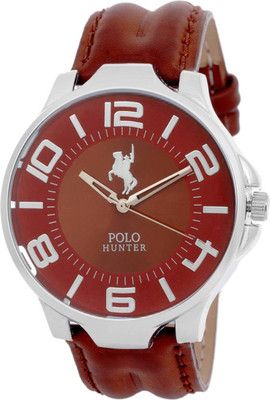 

POLO HUNTER New Maroon Explorer Strap Modish Watch - For Men