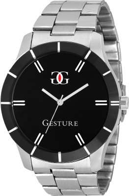 Gesture Unique Hot Black Gents Explorer Chain Edition Analog Watch  - For Men   Watches  (Gesture)