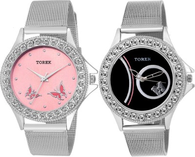 TOREK Stylish Designer Combo of Two latest model HDJG85 2233 Watch  - For Girls   Watches  (Torek)