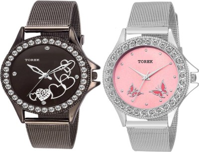 TOREK Stylish Designer Combo of Two latest model DBHDG 2230 Watch  - For Girls   Watches  (Torek)