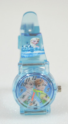 

Gubbarey New Blue Transparent Silicon strap Watch - For Girls