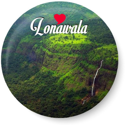 

Peacockride Love Lonawala Fridge Magnet Pack of 1(Multicolor)