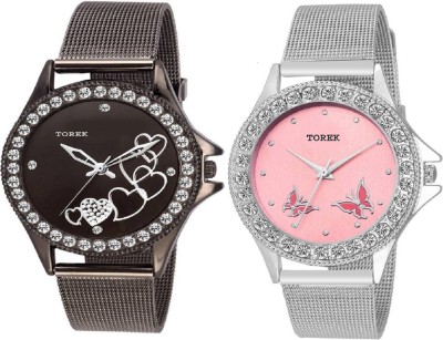 TOREK Stylish Designer Combo of Two latest model IFJKSDHJ 2240 Watch  - For Women   Watches  (Torek)