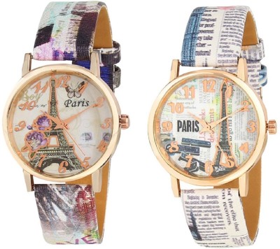 TOREK Combo of Two Limited Edition Designer PARIS New Paper KMGJFHc2250 Watch  - For Women   Watches  (Torek)