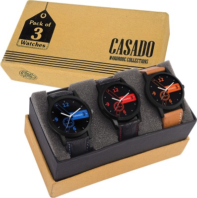 Casado 173x193x160 COMBO OF 3 BEST DESIGNED Watch  - For Boys   Watches  (Casado)